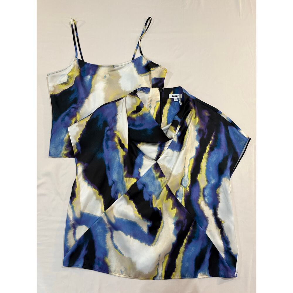 DKNY 2 Piece Cami & Blouse Set Size Large